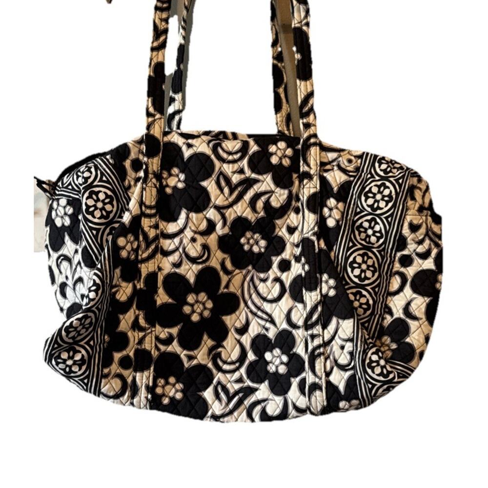 Retired Pattern: Vera‎ Bradley Large Duffle Shoulder Travel Bag - Day and Night